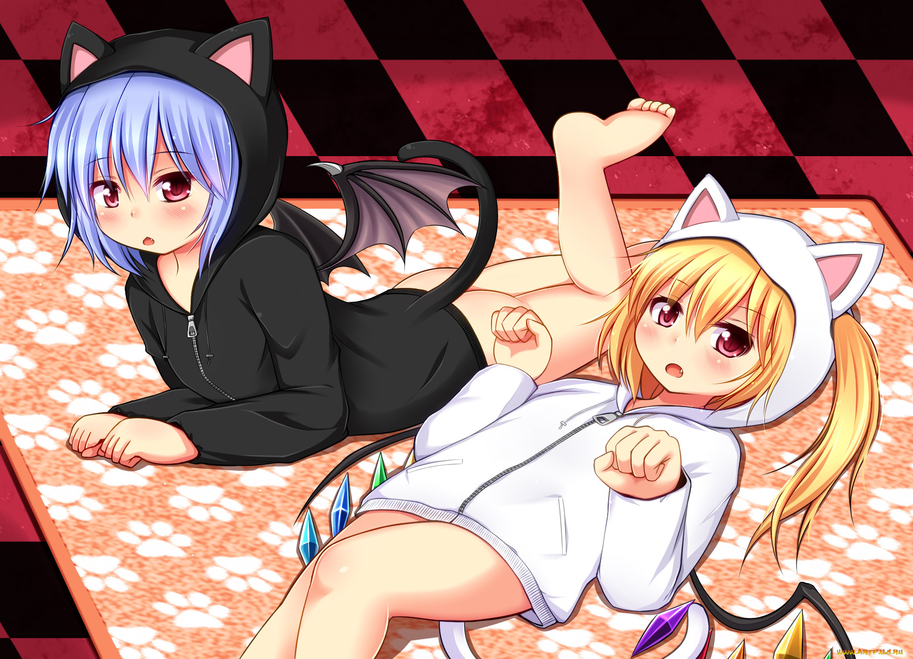 , touhou, flandre, scarlet, remilia